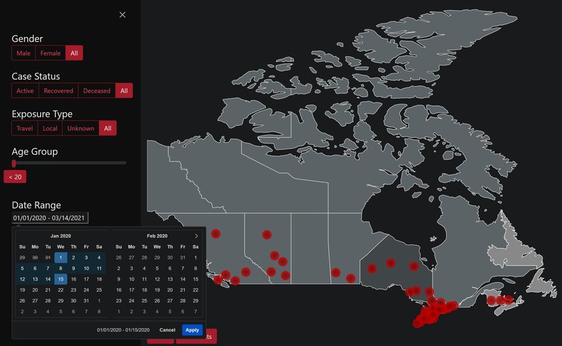 WatchCov – screenshot 3