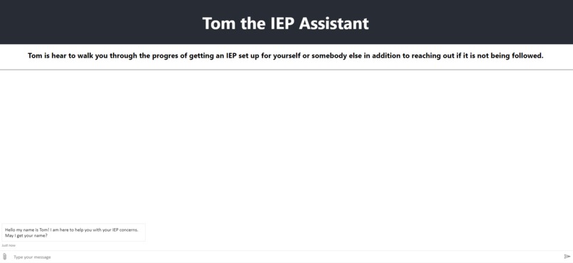 Tom the IEP Assistant – screenshot 1