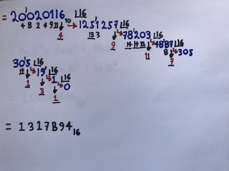 Conversiones decimal a binario, octal y hexadecimal. – screenshot 2