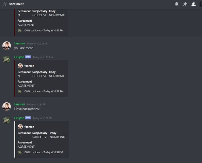 Eclipse Discord Bot – screenshot 2