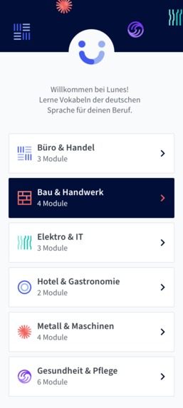 Lunes - Berufliches Vokabular lernen.  – screenshot 1