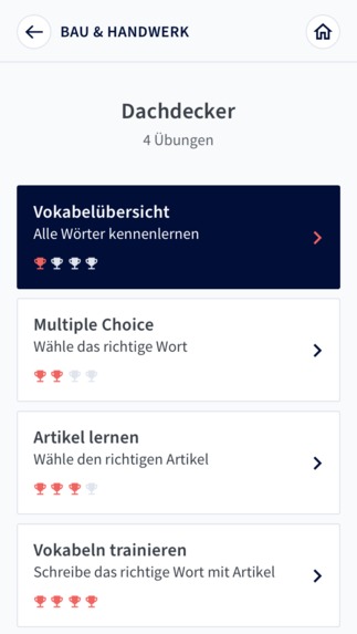 Lunes - Berufliches Vokabular lernen.  – screenshot 3