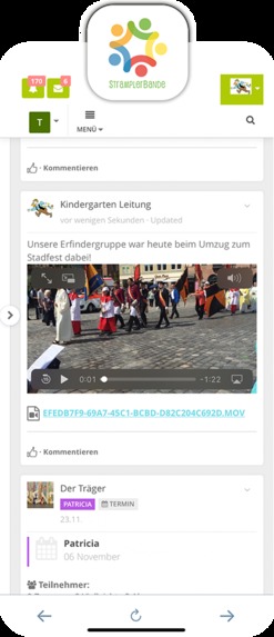 Stramplerbande-Die sichere KitaApp für Erziehende und Eltern – screenshot 3