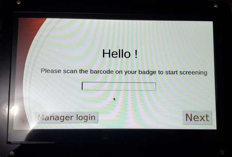 Contactless Self scanning Device – screenshot 3