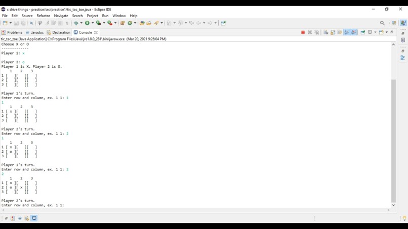 tic tac toe game – screenshot 3