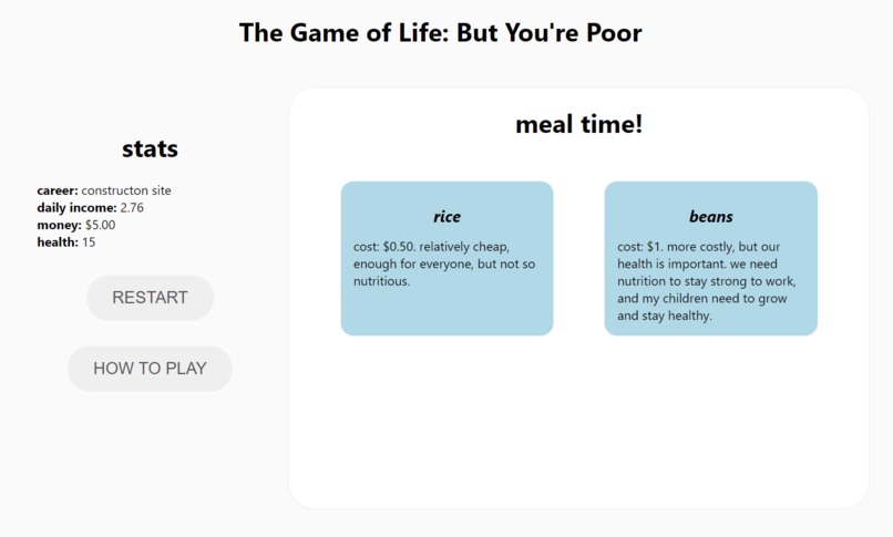 The Game of Life: But You're Poor – screenshot 1