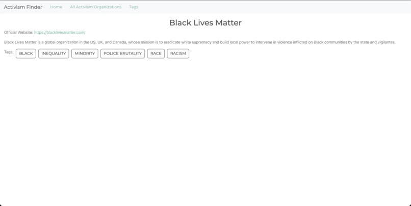 Activism Finder – screenshot 4