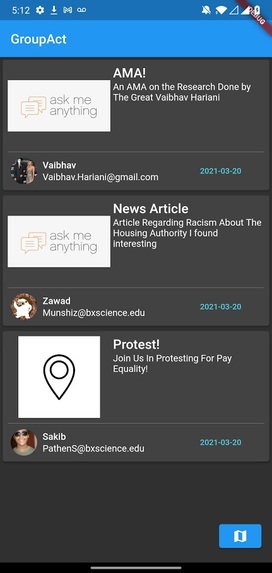 GroupAct – screenshot 1