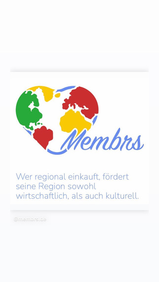 Membrs-App - Die Community für den lokalen Einzelhandel – screenshot 1