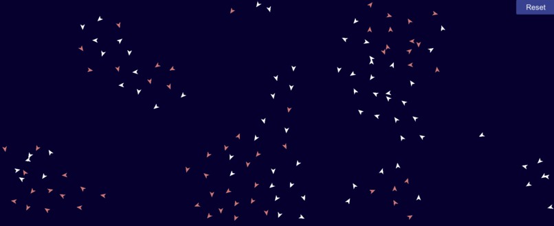 Using Boids to Simulate Virus Infection – screenshot 2