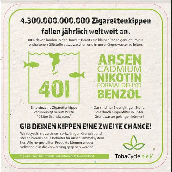 21N_TobaCycle Sammelsystem für Zigarettenkippen – screenshot 2