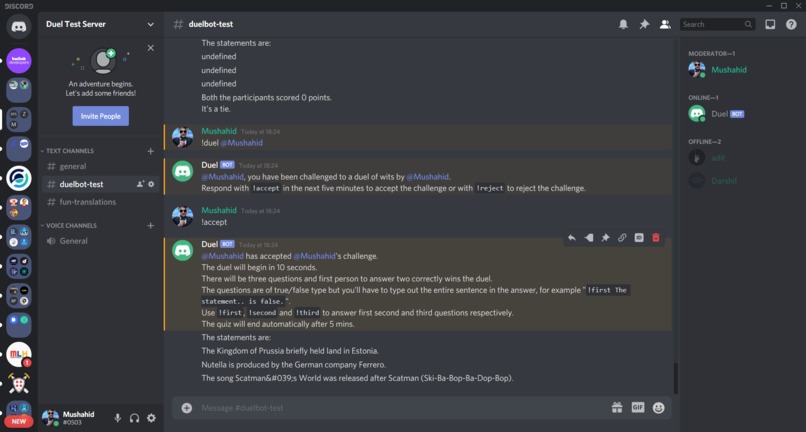 DuelBot – screenshot 1