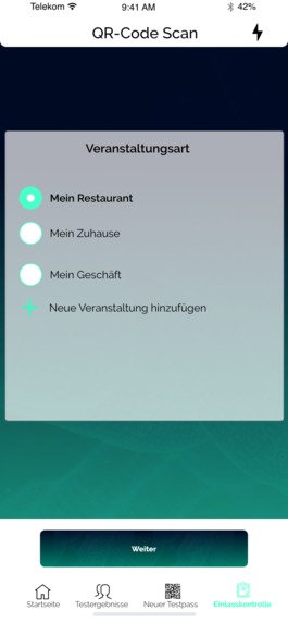 ReOpen App | Einführung von SARS-CoV-2 Antigen Test-Pässen – screenshot 12