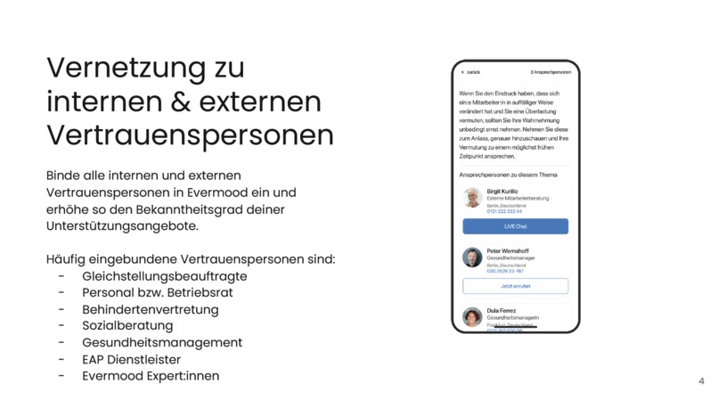 Web-App für Mitarbeiterunterstützung  – screenshot 2