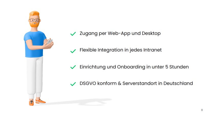 Web-App für Mitarbeiterunterstützung  – screenshot 4
