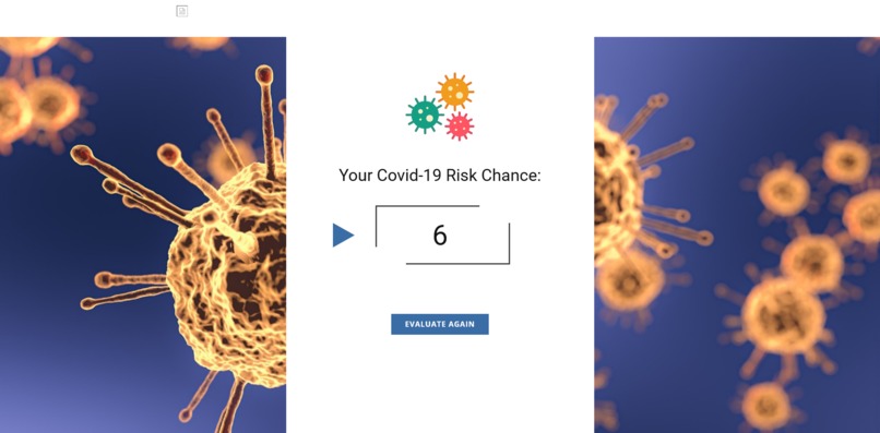COVID 19 Risk Assesment – screenshot 1
