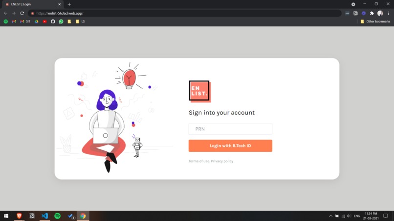 Enlist – screenshot 1