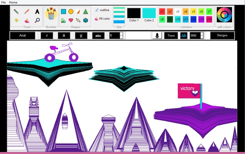 Hybrid pypaint – screenshot 1