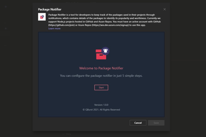 Package Notifier – screenshot 1