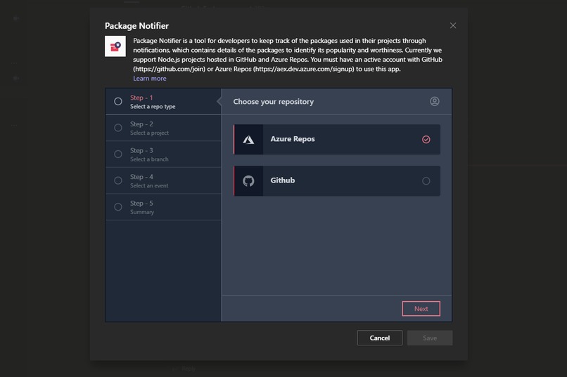 Package Notifier – screenshot 2