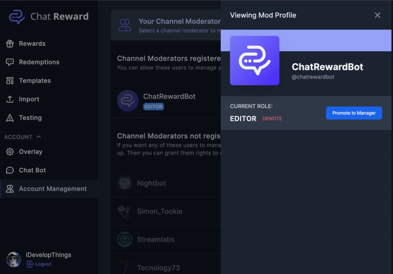 ChatReward – screenshot 5