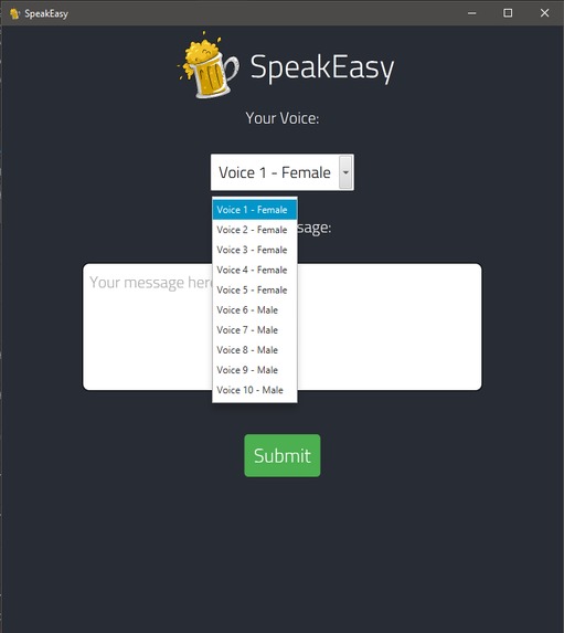 SpeakEasy – screenshot 2
