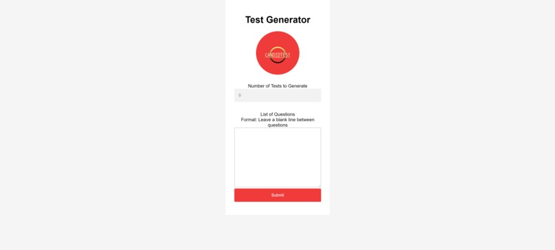 CandidTest – screenshot 1