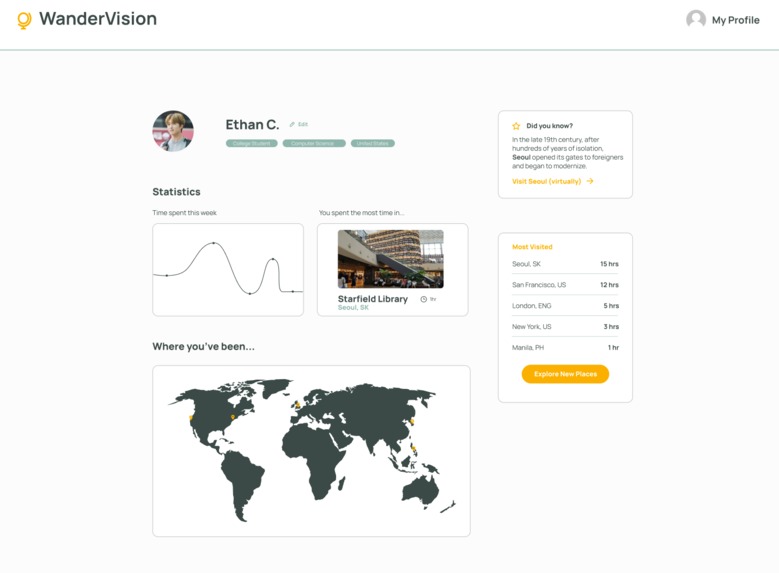 WanderVision – screenshot 2