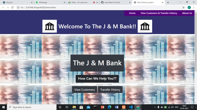 J-M Bank – screenshot 1