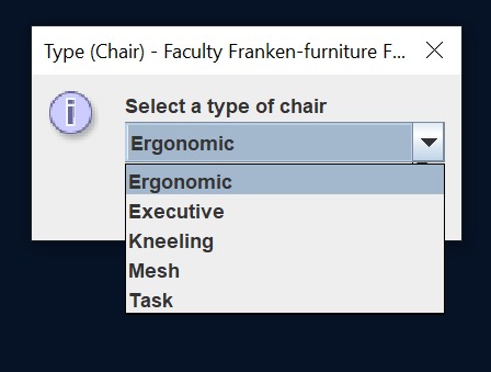 Faculty FrankenFurniture Finder – screenshot 2