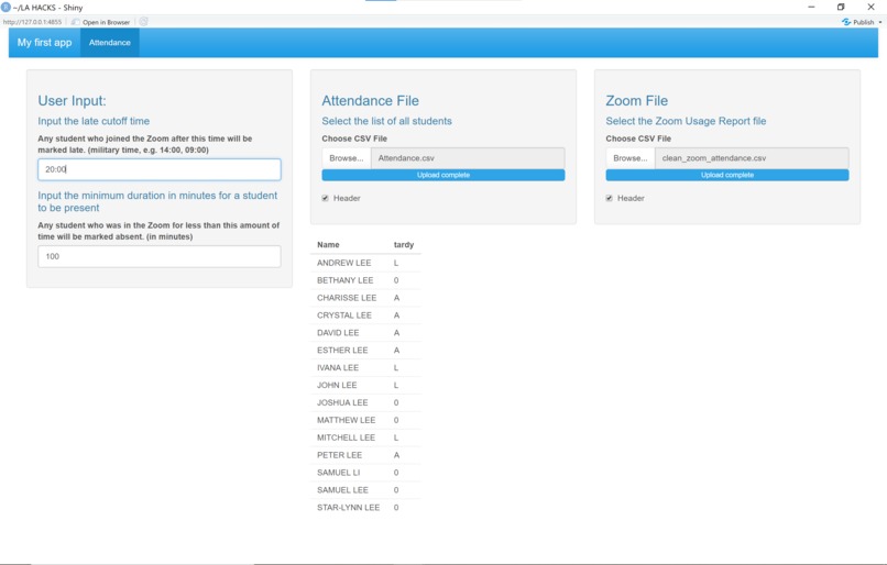 bareLEE late – screenshot 2