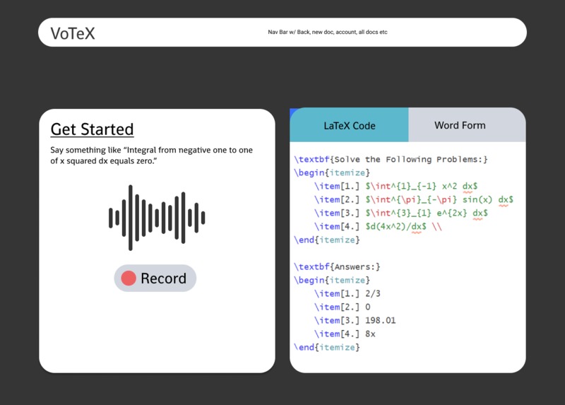 VoTeX – screenshot 2