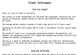Trash Informant