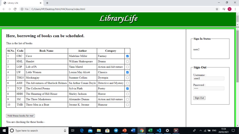 LibraryLife – screenshot 1