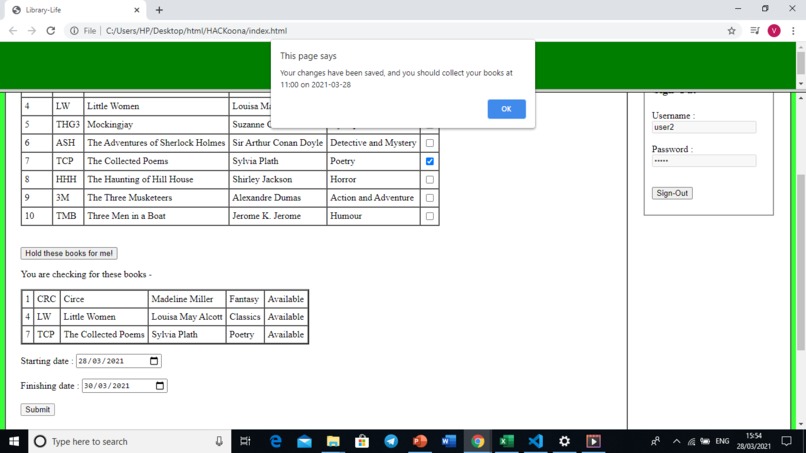 LibraryLife – screenshot 2