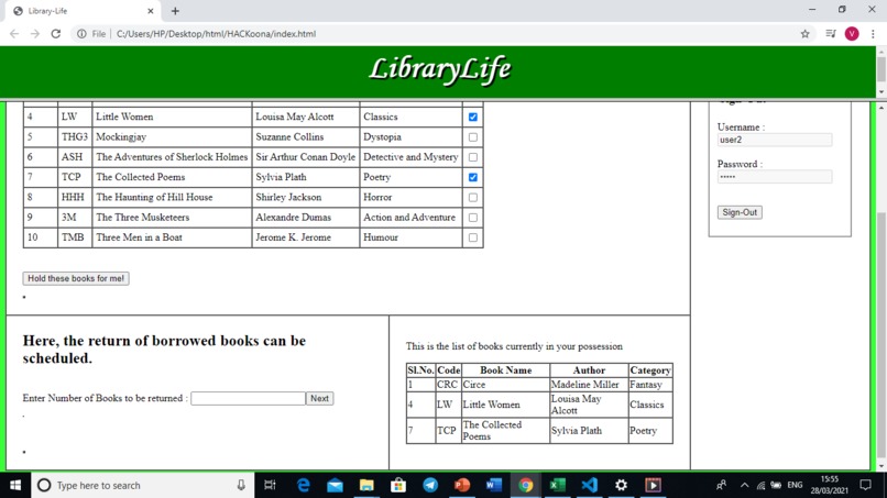LibraryLife – screenshot 3