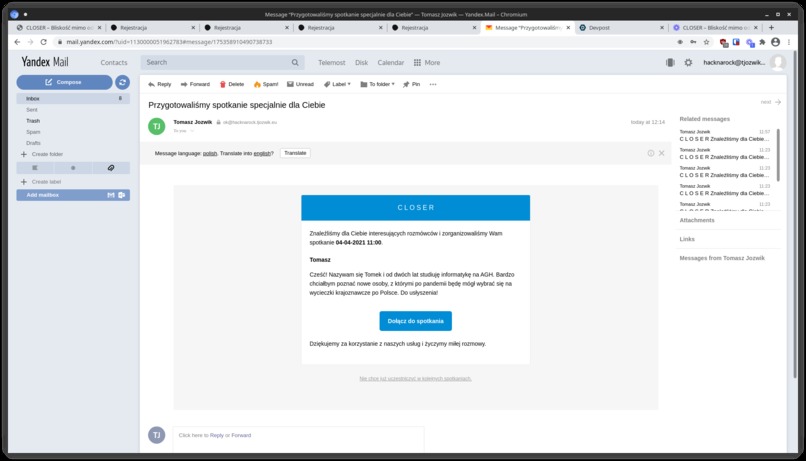 [%0|%0] CLOSER - Bliskość mimo odległości – screenshot 3