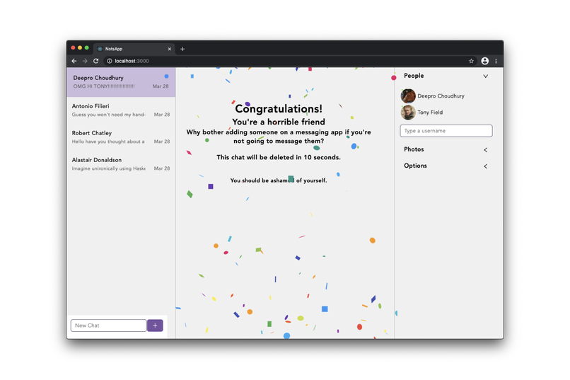 NotsApp – screenshot 3