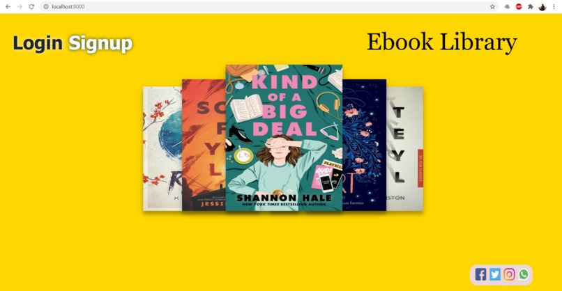 Ebook Library – screenshot 1