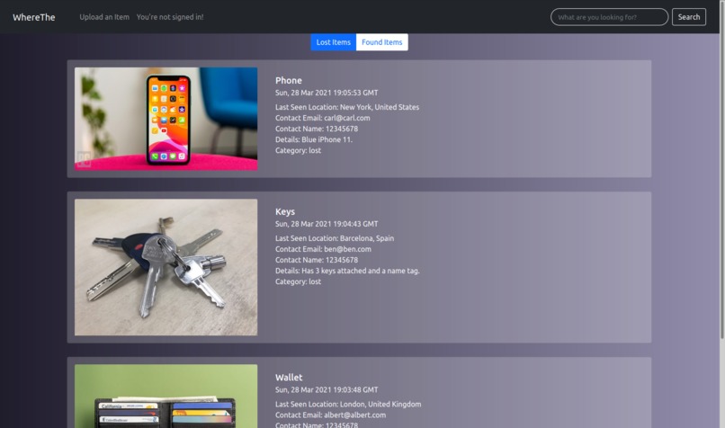 WhereThe – screenshot 1