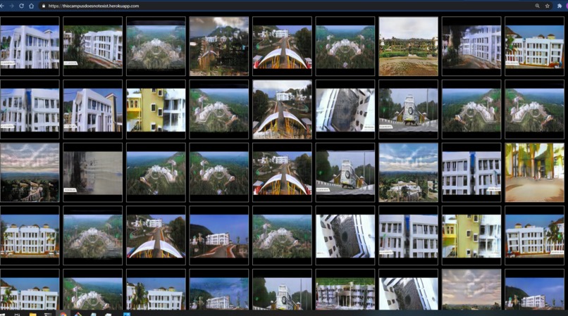 This IIITk campus does not exist – screenshot 2