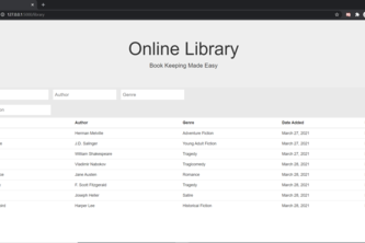 Online Library App