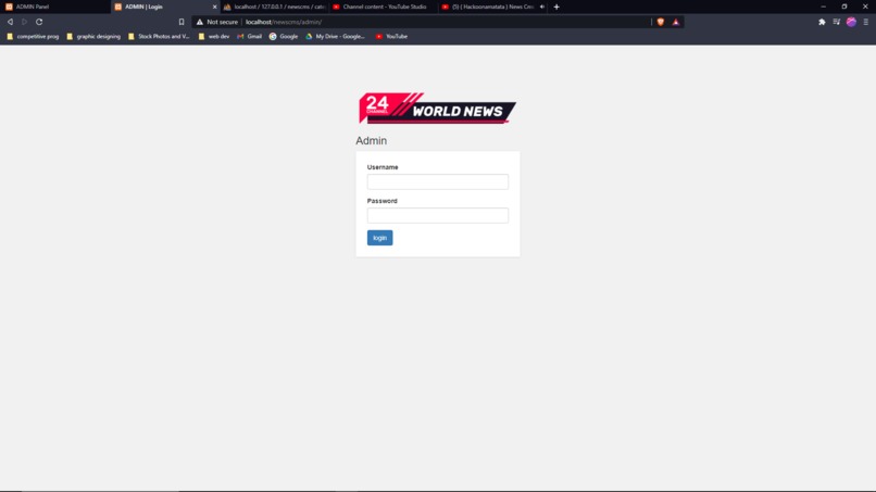 NewsCms – screenshot 1