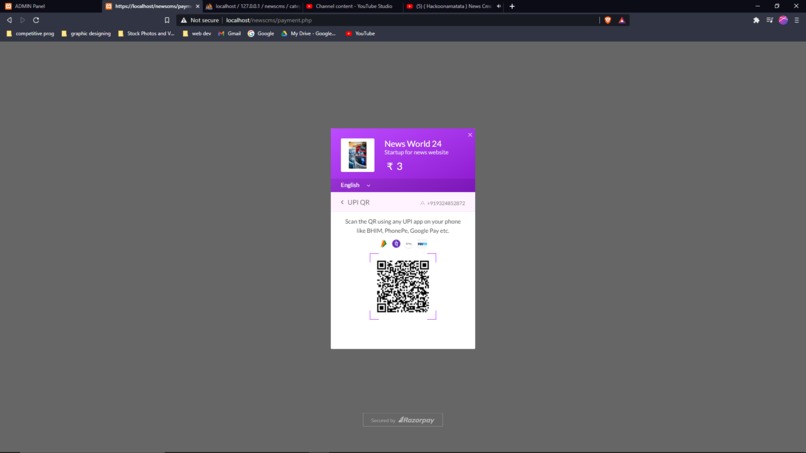 NewsCms – screenshot 2