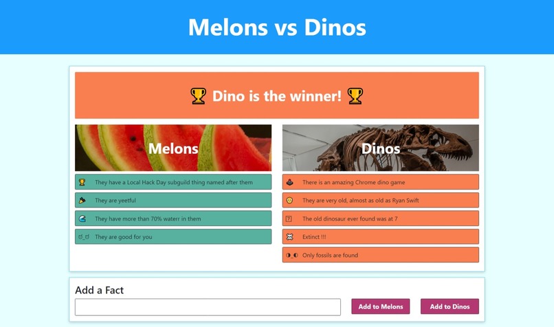 melonsvsdinos – screenshot 1