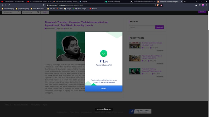 NewsCms – screenshot 5