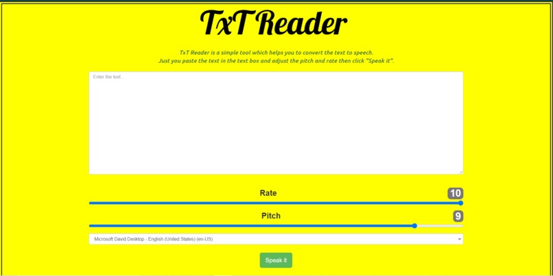 TxT reader – screenshot 1