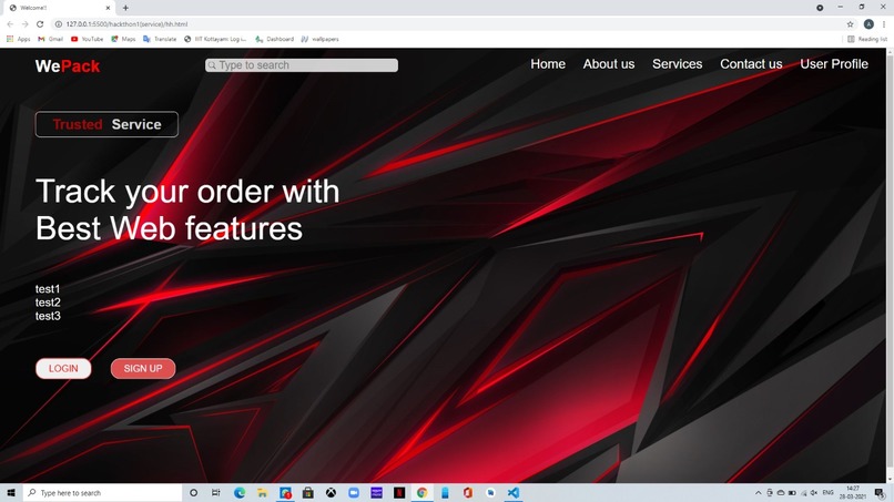 WePack  – screenshot 1