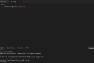 Hello World In JS