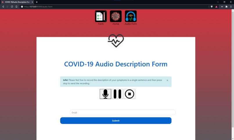 COV-AI-D – screenshot 3